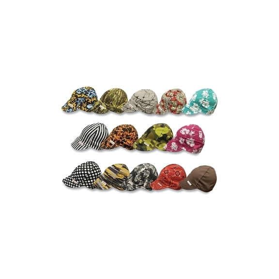 Style 1000 Single Sided Cap, Size 8-1/8, Assorted Prints