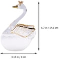 thumbnail image 3 of HTOOQ Storm Glass Weather Station Crystal Swan Figurine Water Drop Weather Predictor Storm Forecast Decorative Weather Glass Crystal Bottle Storm Glass Desktop Decoration - -, 3 of 9