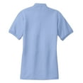 thumbnail image 6 of Yellow Rooster Women's Silk Touch Classic Female Polo Shirt Light Blue XS, 6 of 6
