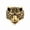 Gold, variant on Silver Leopard Head Ring, Leopard Head Ring for Men, Punk Leopard Head Biker Ring Cheetah Head Jewelry, Spot Leopard Animal Ring Tribal Leopard Head Ring Rock Leopard Animal Ring