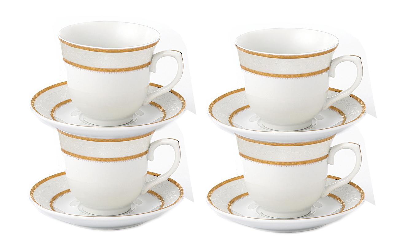 Tea Coffee Cups Bone Mugs Porcelain Cups China Espresso Saucers Oatmea  Fancy Vintage Pottery Cup Saucer Cup Mug Set 