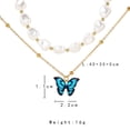 thumbnail image 4 of Women Necklace with Pearl and Alloy Material Assorted Color Beautiful Luster and Durable Use, 4 of 9