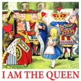 thumbnail image 3 of CafePress - I AM THE QUEEN Women's Light Pajamas - Women's Short Sleeve Print T-Shirt and Pants Light Cotton Pajama Set, 3 of 7