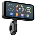thumbnail image 3 of iSpchen 6.25-Inch Motorcycle GPS Navigation Screen with 1080P Dash Cam for Bikes with Wireless CarPlay & Android Auto IP67 Waterproof Dual-Bluetooth Loop Recording GPS Tracking, 3 of 16