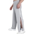 thumbnail image 1 of Men's Casual Sports Basketball Pants with 2 Button Side Zipper Fully Cut Postoperative Belt Pocket Design, 1 of 6