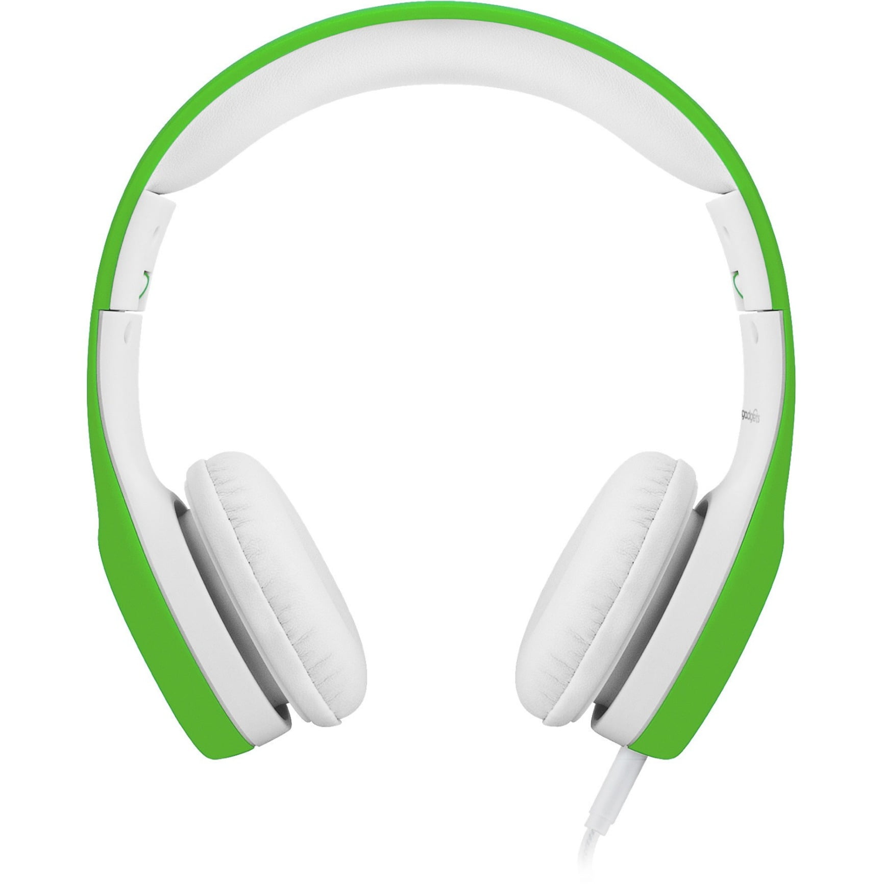 LilGadgets Connect+ Kids Wired Headphones with Microphone, Volume Limiting for Safe Listening, Adjustable Headband, Cushioned Earpads to ensure Comfort, For Kids, Toddlers, Boys & Girls, Green