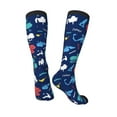 thumbnail image 4 of Balery Colorful Excavator Printed Novelty Socks Men's Women's Crew Socks Sports Socks Knee High Socks Cotton Socks Quirky and Cool Socks, 4 of 9