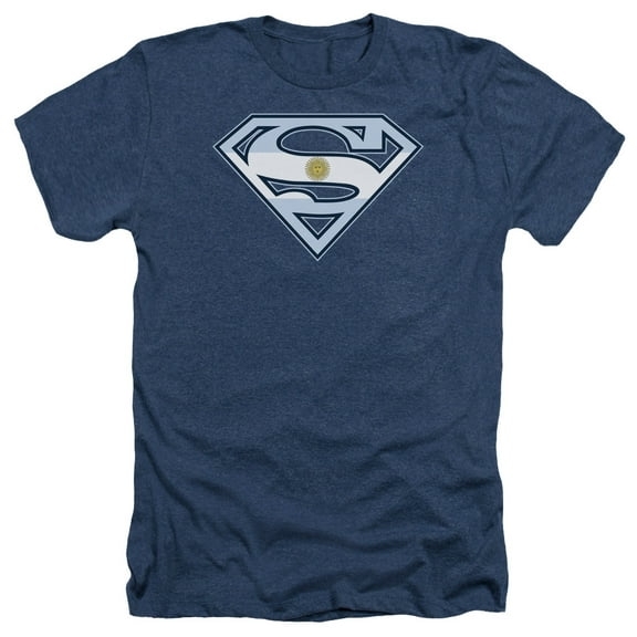 Superman - Argentinian Shield - Heather Short Sleeve Shirt - Small