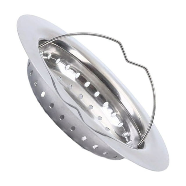 jesticaly Silver Easy To Clean Kitchen Sink Strainer With Well Drained Creative Pattern Kitchen Supplies