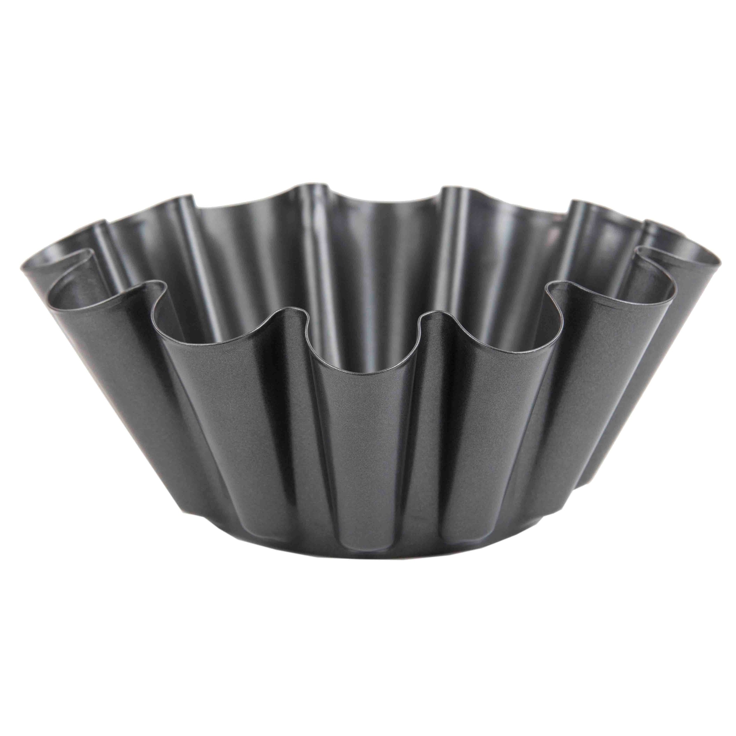 Home Basics BW44816 Non-Stick Brioche Baking Pan Mold Gray
