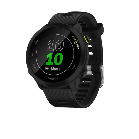 Restored Garmin Forerunner 55, Black Garmin Certified (Refurbished)