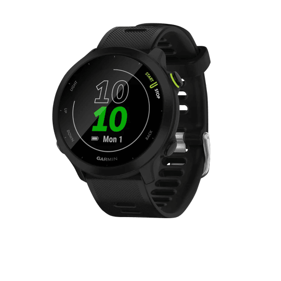 Restored Garmin Forerunner 55, Black Garmin Certified (Refurbished)