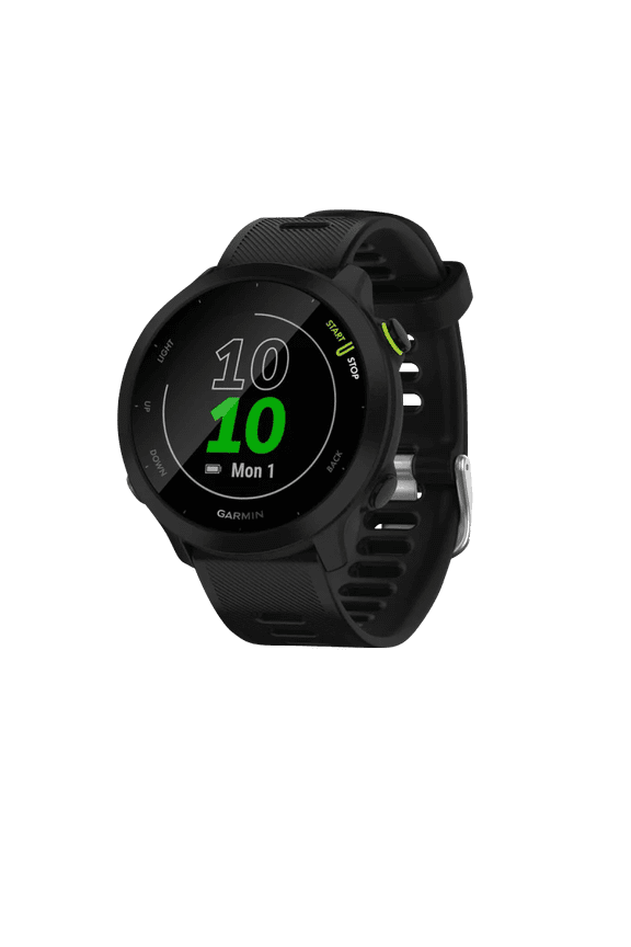 Restored Garmin Forerunner 55, Black Garmin Certified (Refurbished)