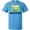 Pacific Blue, variant on Inktastic Montana Lake and Trees in Bear Silhouette T-Shirt