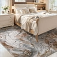 thumbnail image 2 of SIXHOME 9'x12' Area Rugs for Living Room Marble Swirl Abstract Rug Ultra Soft Washable Rugs for Bedroom Anti Slip Durable Carpet Home Decor for Dining Room Gray and Gold, 2 of 6