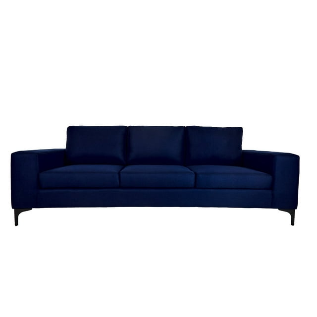 Sofa Kama 2 Kessa Muebles color Azul 220 x 73 x 95 cm