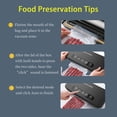 thumbnail image 5 of Choisonye Vacuum Sealer Machine 85kpa Automatic 8-in-1 Food Saver with Built-in Cutter and 20 Bags for Kitchen Storage, 5 of 8