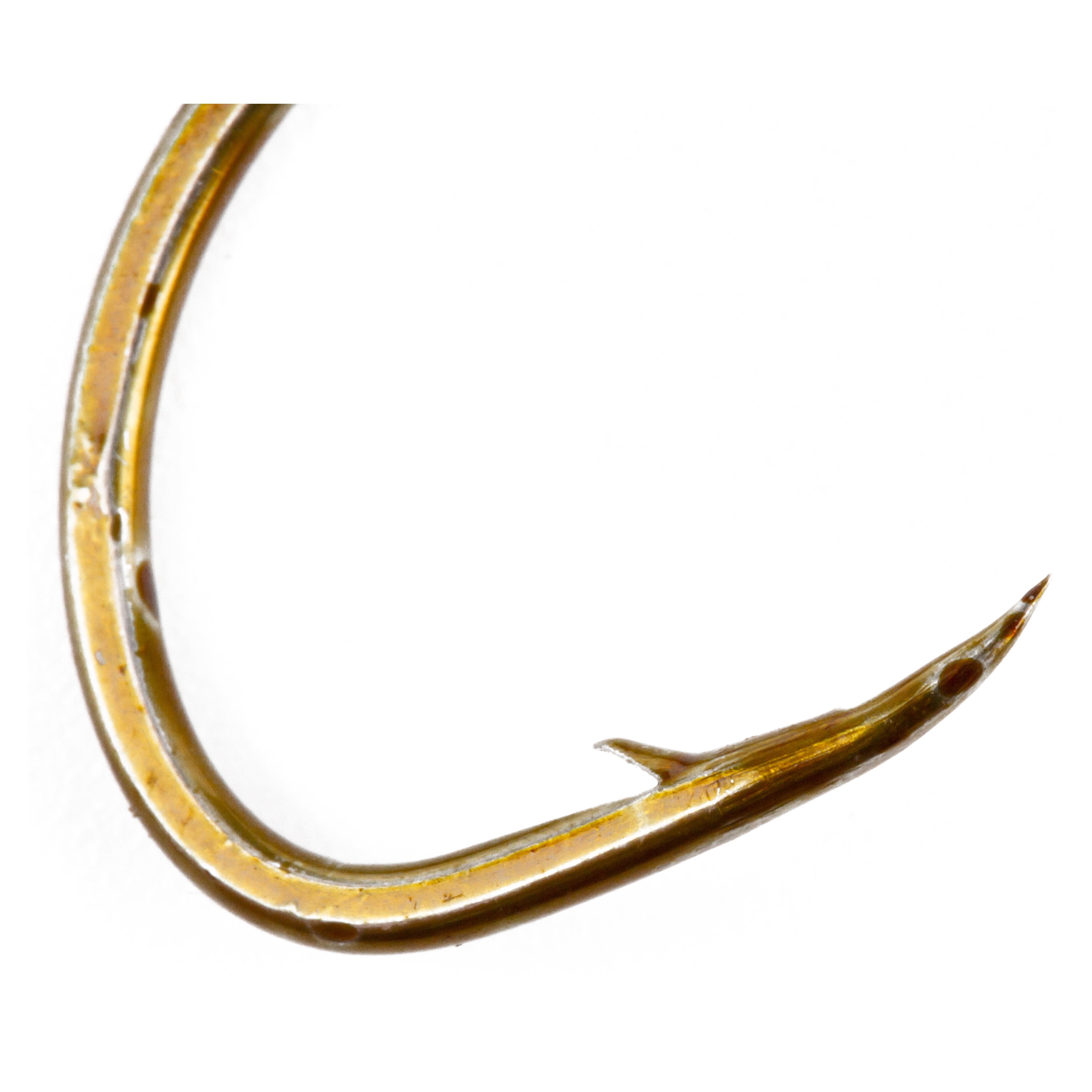 (6 pack) Ozark Trail Size 1 Baitholder Snelled Fishing Hooks, Gold, Pre-Tied Leader, Freshwater Fishing, 8-Pack