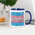 thumbnail image 3 of CafePress - Abstract Paint Splatter Transgender Pride Flag Mugs - 11 oz Ceramic Mug - Novelty Coffee Tea Cup, 3 of 4