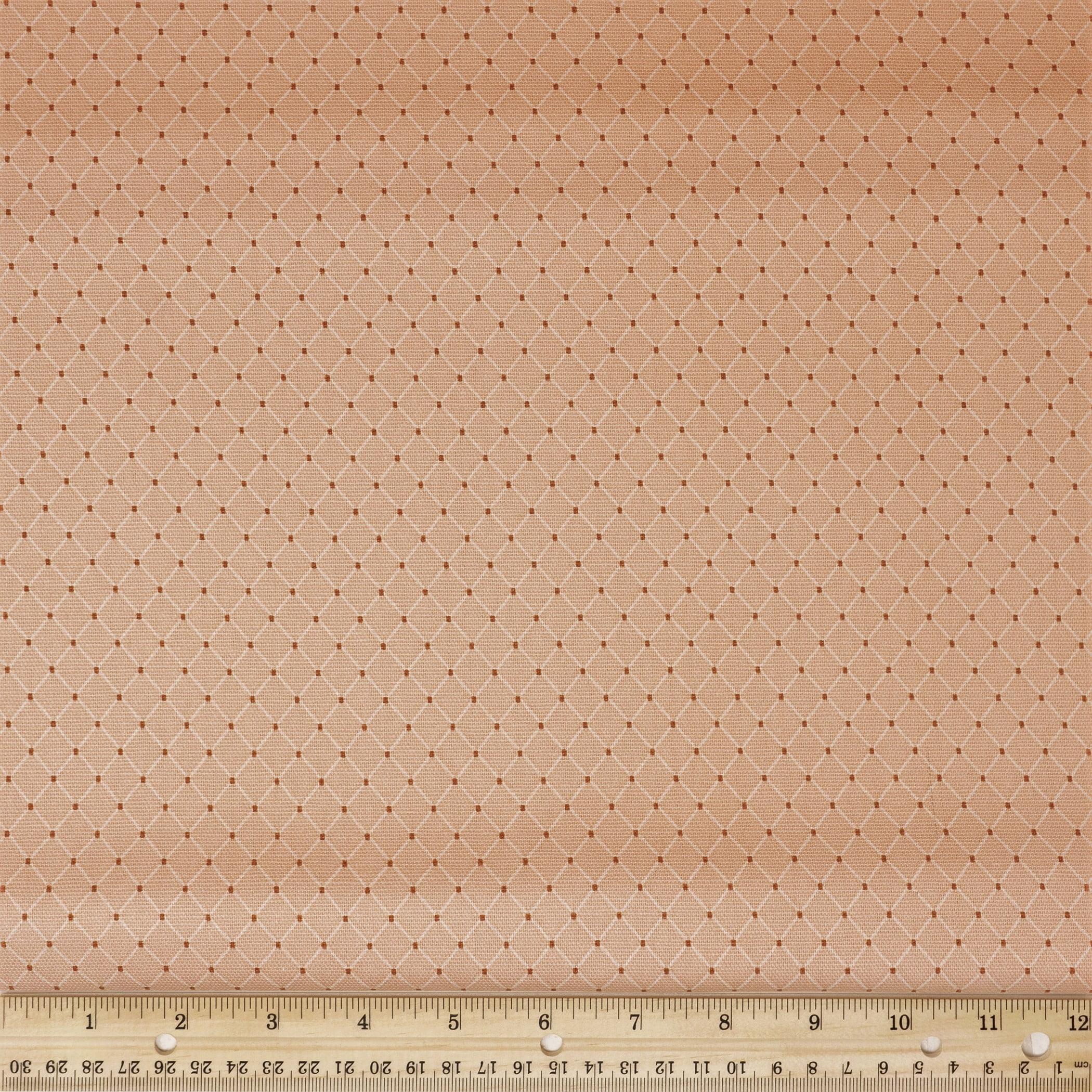 Waverly Inspirations 45" 100% Cotton Diamond Sewing & Craft Fabric 8 yd By the Bolt, Rose