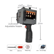 50.8mm Large Character Handheld Inkjet Printer, Encoding QR Code Logo, Fast Drying, Printable On Multiple Materials ,Portable & User