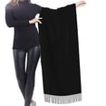 thumbnail image 4 of Shawl Wraps for Women - black Oversized Fall Winter Fashion Blanket Scarf for Women, 4 of 6