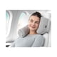 thumbnail image 4 of Almohada de viaje Brookstone Free Form de espuma viscoelástica gris, 4 of 7