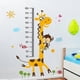 thumbnail image 2 of Giraffe Children Growth Chart Height Measurement Home/Nursery DIY Wall Sticker, 1set, 2 of 5
