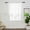 White, variant on Yipa Tie Up Window Curtains, Sheer Window Drapes,Short Curtain Scarf,Cafe Kitchen Curtain Valance,Rod Pocket Curtain Panel