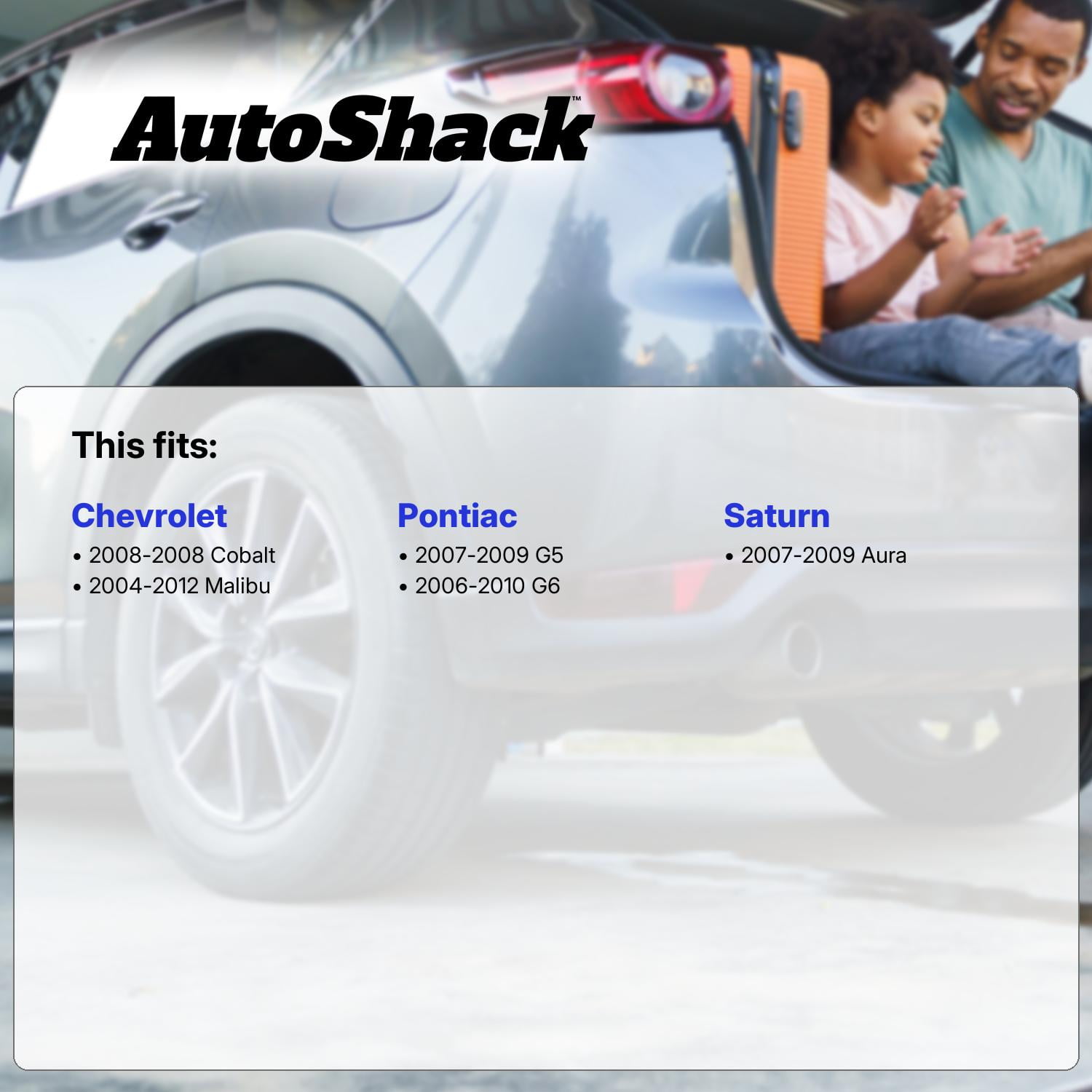 AutoShack Front & Rear Brake Rotors & Ceramic Pads for Chevrolet, Malibu 2004-2012, FWD L4 2.2L 2.4L V6 3.5L 3.6L 3.9L - Coated Drilled & Slotted - Silver Matte Finish - TurboGuard