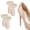 Apricot, variant on Anti Slip Heel Liners for Women & Men, Soft Cushion Heel Protector Pads for Loose Shoes