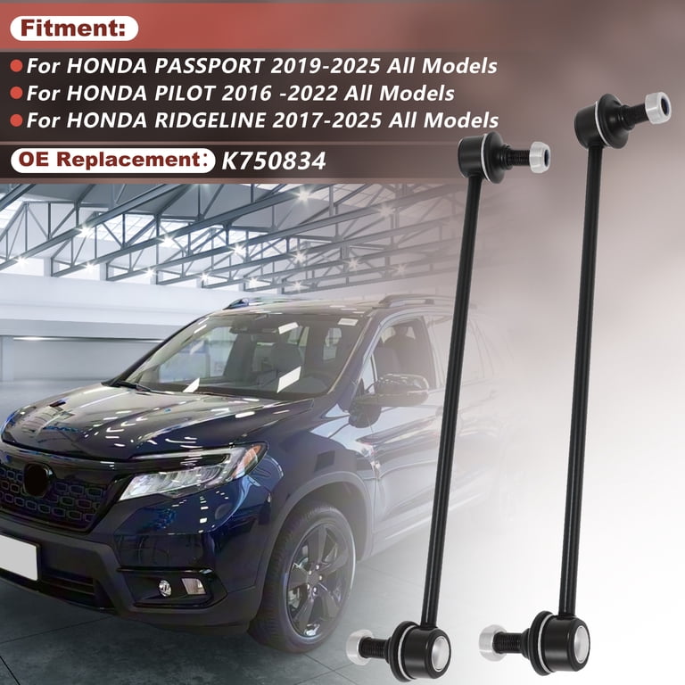2 Pcs K750834 Front Sway Bar Links Stabilizers for HONDA PASSPORT