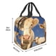 thumbnail image 3 of Fotbe Cows Cattles Bolsa Térmica con Estampado y Forro de Aluminio Grueso Bolsa de Almuerzo con Bolsillo Frontal para Hombres y Mujeres, Ideal para Trabajo, Escuela, 3 of 8