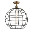 thumbnail image 4 of 516-1C-SG-CE-16-BK-Innovations Lighting-Lake Placid - 1 Light Semi-Flush Mount In Industrial Style-19.25 Inches Tall and 16 Inches Wide-Satin Gold, 4 of 5