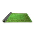 thumbnail image 2 of Ahgly Company Indoor Square Oriental Green Traditional Area Rugs, 6' Square, 2 of 4