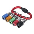 thumbnail image 1 of Soporte De Bits De Vástago Hexagonal Rápido Barra De Extensión De Llavero 5 Enchufes De Color Compatibles Con Destornilladores Y Taladros Eléctricos, 1 of 7