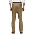 thumbnail image 3 of Haggar Mens Premium No Iron Khaki Regular and Big  Tall Sizes 38W x 30L British Khaki Pleat, 3 of 4