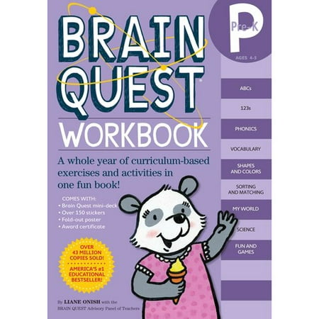 Brain Quest Workbook Pre-K (Best Pre K Workbooks)