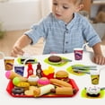 thumbnail image 3 of Set de comida Pretend Play Kitchen, 33 unidades, para niños mayores de 3 años, 3 of 8