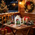 thumbnail image 5 of Christmas Alphabet Mug with Santa Hat - Ceramic Personalized A to Z Coffee Cup for Hot Cocoa Tea or Coffee, Festive Decor and Holiday Gift G, 5 of 6