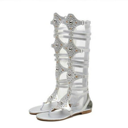 

2021 New Arrivals Sale Hot Sale Women Summer Shoes Women Roman Style Ankle Strap Sandals High Fashion Rivet Design Sandals