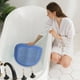 thumbnail image 3 of Asiento inflable de PVC para jacuzzi, dorado, con base de ventosas para aumentar la altura, soporte lumbar, plegable y portátil, para uso en spas de baño para adultos, 3 of 4