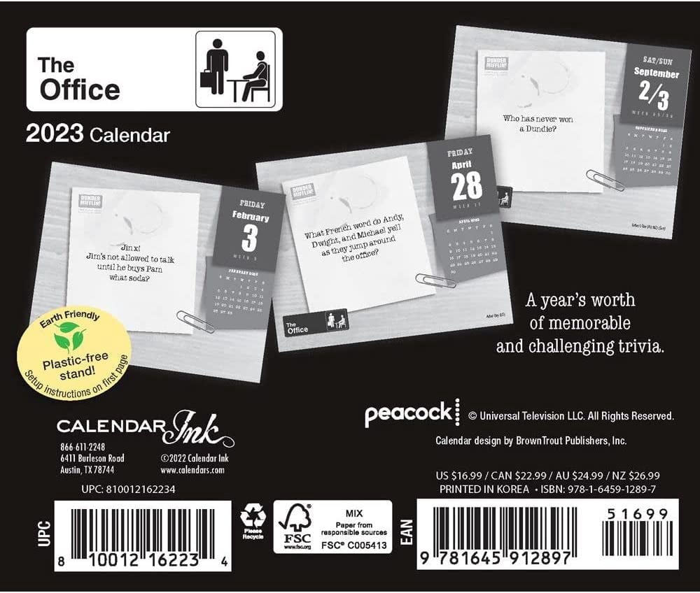 The Office Box 2023 Box Calendar by Browntrout P1