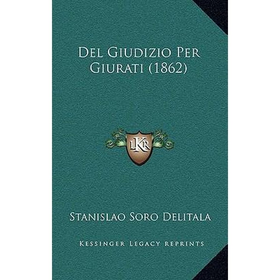 del Giudizio Per Giurati (1862) Paperback