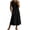 *Black, variant on VBVC Women's and Women's Plus Sleeveless Midi Dress , Summer Casual Loose Fit Dress For Women , Ladies' Crew Neck Layered Hem Dress with Pockets,Green,S-5XL