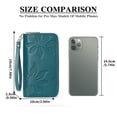 thumbnail image 4 of FALAN MULE Women's Wallet Large Capacity Double Zip Ladies Card Phone Holder RFID Blocking Wristlet Leather, 4 of 8