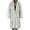 Grey, variant on jsaierl Womens Winter Faux Fur Thick Coat Jackets Long Sleeve Luxury Lapel Coats Fleece Long Cardigan Outwear Jacket