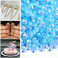 thumbnail image 4 of ” Flat Back Rhinestones Nail Rhinestones Rhinestone AB for Clothes Shoes Crafts Mug DIY Decoration Makeup Manicure Blue”, 4 of 8