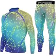 thumbnail image 1 of FINDCI Men's Compression Sportswear Suits Gym Tights Training Boxing Rugby Clothing Jogging Sports Set Running Rashguard Tracksuit（Newdesign25,XX-Large), 1 of 5