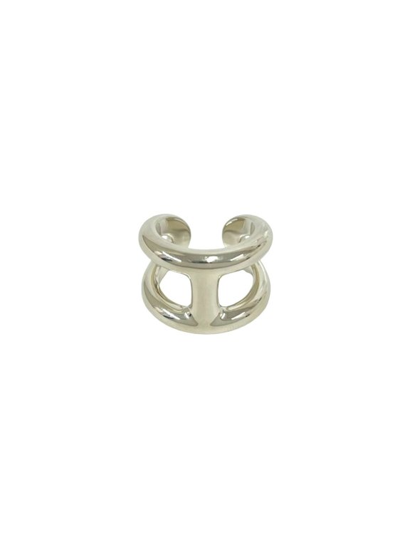 Pre-Owned HERMES Osmos GM Ring, Sterling Silver 925, Accessory, Item Number 86655